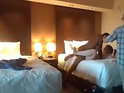 Lucky wifey in hotel getting the biggest dick she's ever had